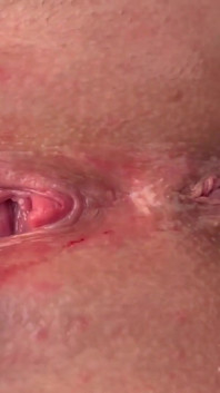 Pee Very Strong Stream From My Pierced Pussy and My Hands in