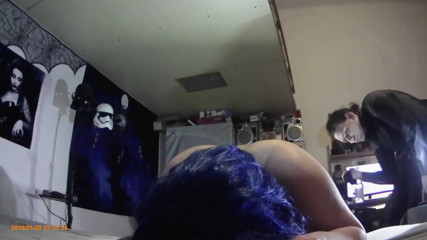 Candy Rabbit: Agony cam of my big titted sub slut in belt...