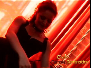Erotic Female Domination: BTS with redhead mistress
