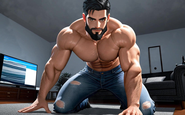 Steamy Ai Solo Gay (Erotic Man)
