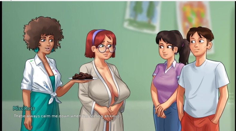 XXX Games Bunk: Summertime Saga - Judith berbogel untuk seni