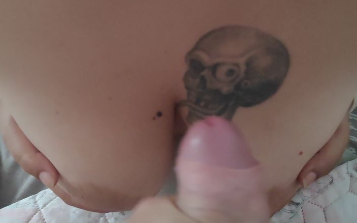 Amateur sex 95: AMATORSKIE ITA ręczna robota i sperma na moich dużych piersiach