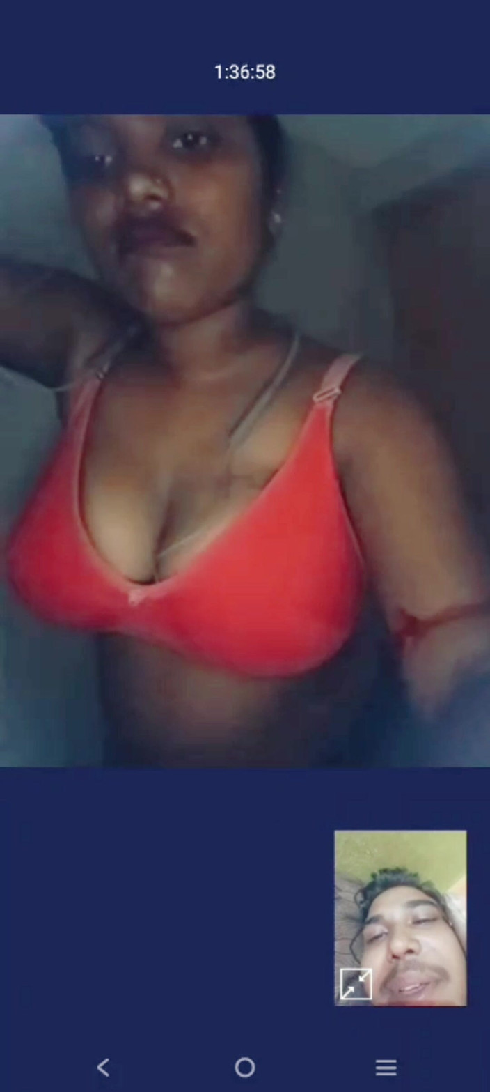 Indian porngirl: Heiße sexy ehefrau ficken auf Videoanruf service mit freund