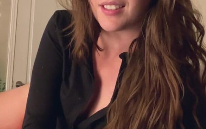 Nadia Foxx: 직장에서 당신을 부르고 나를 위해 사정하도록 설득하는 비디오! 실제 음란한 JOI!!