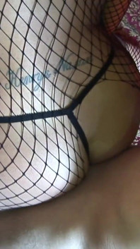 Busty amateur falls to her knees for a blowjob and gets pussy stuffed.