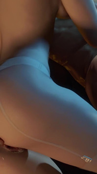 Une pute asiatique à gros nichons en 3D en lingerie sexy se fait baiser jusqu’à l’os