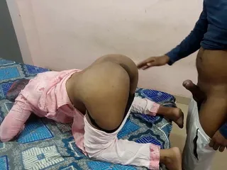 Neelima69: Aunty Lying in Doggy Style, Neighbor Boy Pulled Down Panty...