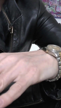 Beautiful Wristwatches and Short Leather Gloves, JOI Lady Victoria Valente