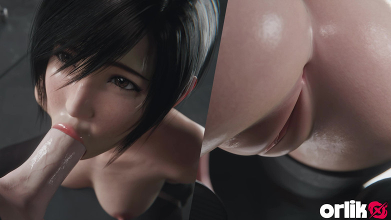 Orlikx: Yuffie Final fantasy 7 servizio di pompino completamente nudo - animazione 3D 4K bagnato...