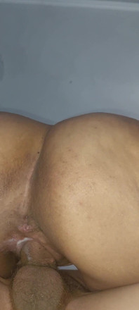 Vanessinha Got All Honeyed with Cum After Sitting on Top of Me on the Couch