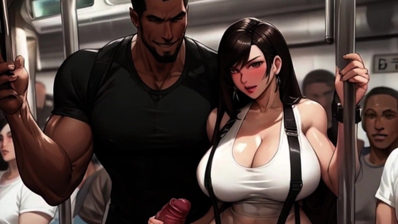 Spicy Toons: Tifa trifft immer die interessantesten Leute im Midgar Zug