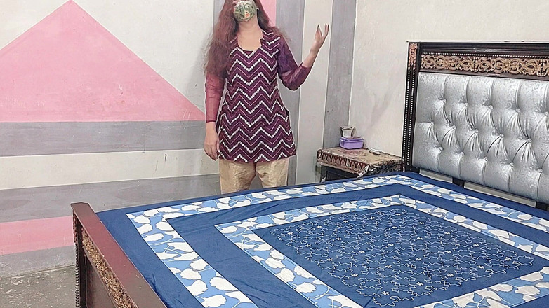 Pakistani CoupleX: Bhabhi städade rummet, styvbror-in-law gjorde henne till en ny hembiträde...