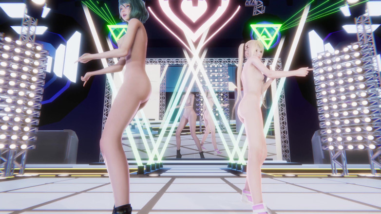 3D-Hentai Games: [mmd] 爽快奪回 soleil Marie Rose Tamaki, danse nue sexy, doa hentai,...