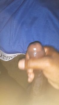 Jerking That Block Cock
