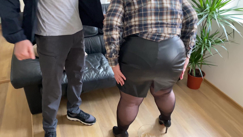 OurFetishLife: Wet Panties of Mother-in-law's Hairy Pussy Are Every Son-in-law's Dream