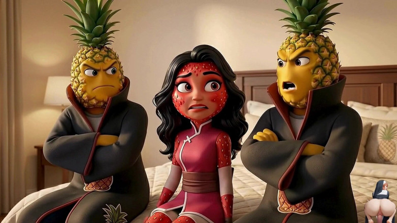 Caitlynvx: Fruit Series: Episódio 3 - fofa menina de morango e menina de...