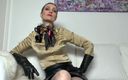 Lady Victoria Valente: Gants noirs longs, traitement de gifles et plus de POV