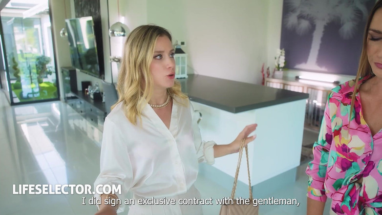 LifeSelector: Schmutziger exklusivvertrag mit alexis crystal und lily Blossom