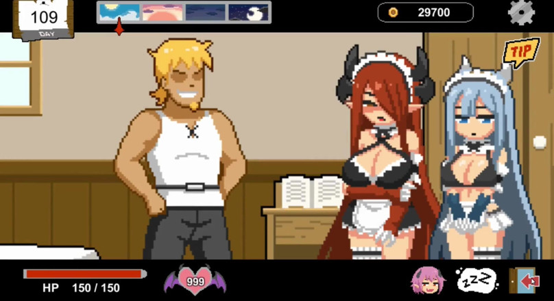 NSFWOtaku: Хентай игра - фантазия разнорабочего - трах девочек DLC H сцены