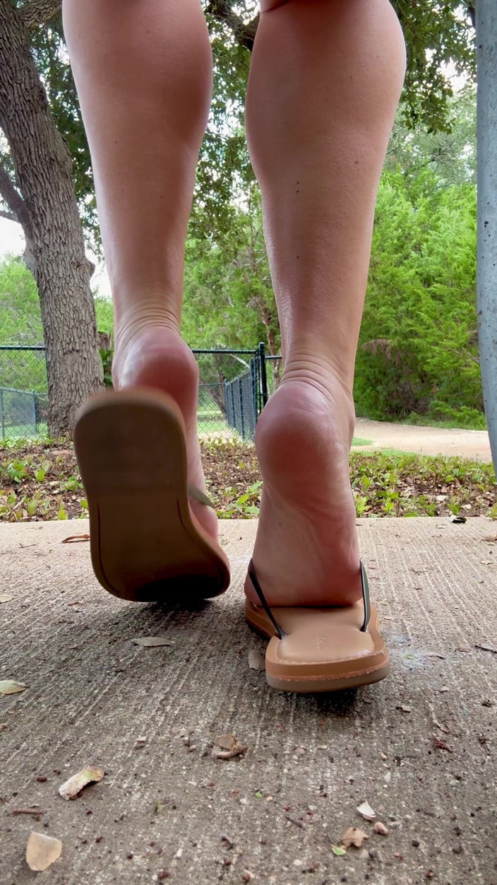 Hot Wife Lila: Lila Hotwife 's outdoor Foot Tease: Part 2 - Do You Like My...