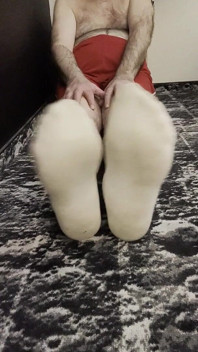 Treinador Karl's Feet in His White Socks [8893]