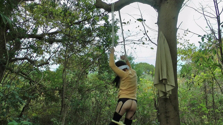 megu2002: 教练28号指示 悬挂绳索束缚留在露天