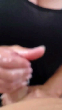 Hot Handjob Slow Motion Cum Shot