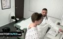 Say Uncle: Doctor Tapes - извращенный доктор Marco Napoli помогает симпатичной пациентке с инъекцией тестостерона внутрь