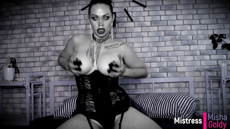 Goddess Misha Goldy: राक्षसी कामुक स्तन पूजा लंड हिलाने के निर्देश