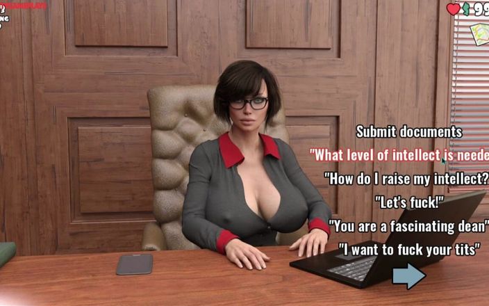 Naughty gameplays: Моя симпатичная соседка по комнате 01 - сексуальная блондинка сногсшибательная шаловливая шлюшка - игровой секс
