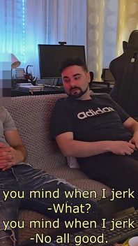 Velký Péro Hetero Turecký Kamarád Má Pohodlnější - Vzájemné Honění a Kouření