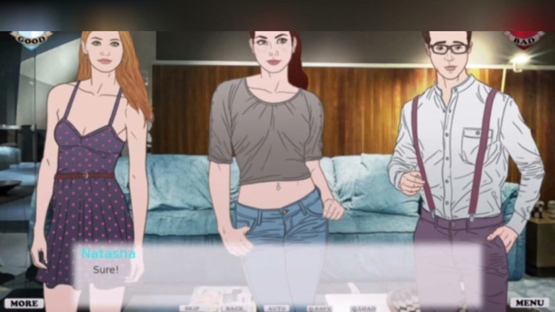 3DXXXTEEN2 Cartoon: Anální trojka s Natem a Damianem. 3D porno - Kreslený sex