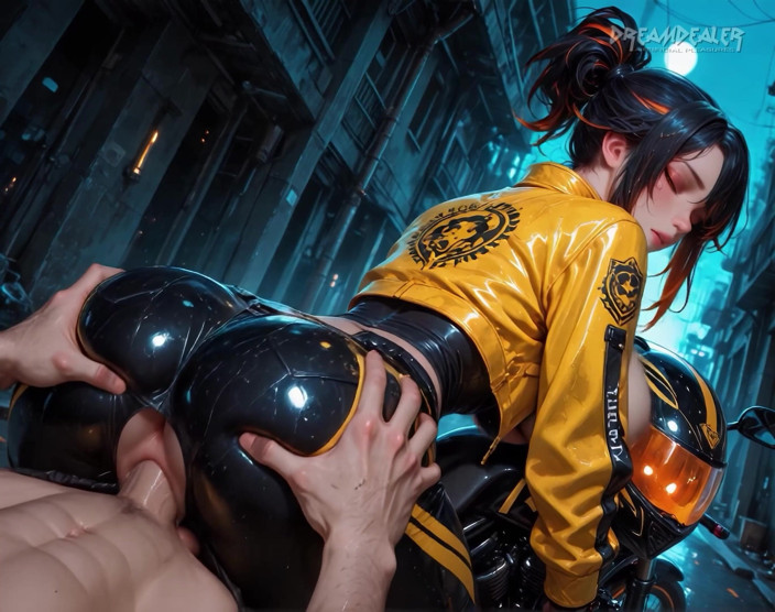 DreamDealer: Queen of the Crotch Rocket - Ai Generated