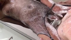 Asian tranny taking big dick in booty hole thumbnail