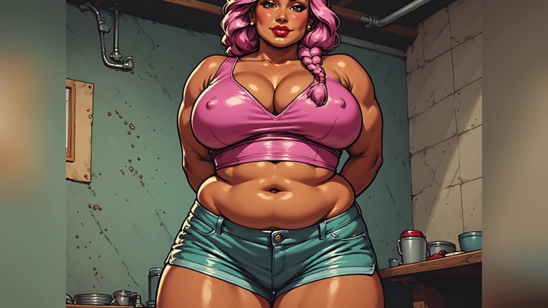 AI Porn: Chicas con arte muscular
