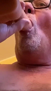 Cumshot in Mouth Is Tasty