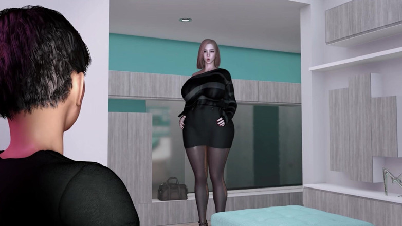 Why fuck so hard: 3D schlampe mit riesigen möpsen betrügt mit bbc