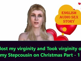 English audio sex story: मैंने अपना कौमार्य खो दिया और क्रिसमस के मौके पर अपने सौतेले बेटे का कौमार्य खो दिया - 1 - अंग्रेजी ऑडियो सेक्स कहानी