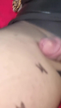 Tgirl Masturbates in Panties and Cums Very Milky