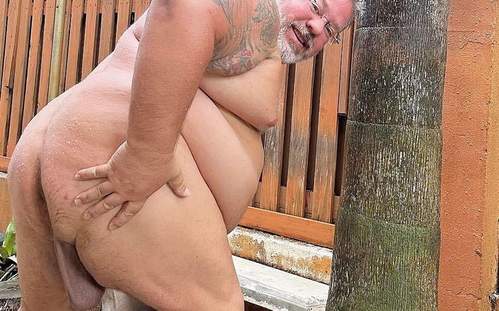 Hand-Free-Daddy-Chub: Man fitta björnar trans fantasi
