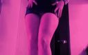Goddess Misha Goldy: L’ambiance : marcher avec ces longues jambes sexy sur ton corps...