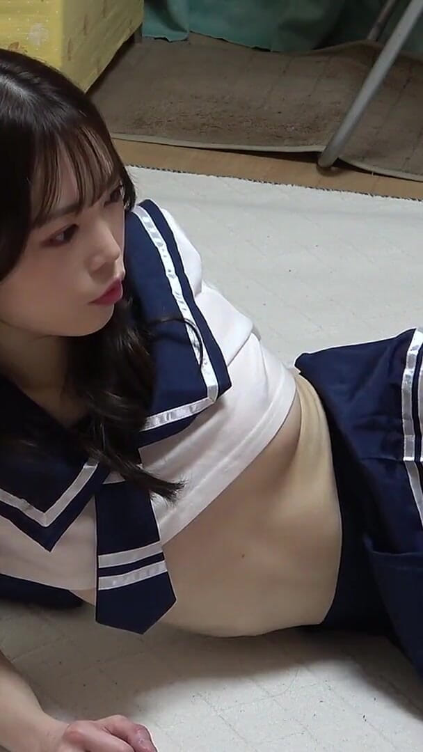 Gals apartment: Slender Student Uniform Girl's Room Indoor Camera, No Bra Tits,...