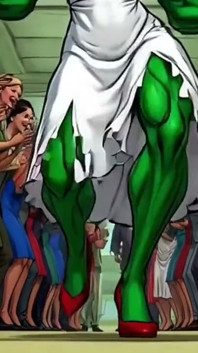 Une sorcière nue avec un gros cul vert à la soirée d’Halloween séduit des hommes pour du sexe