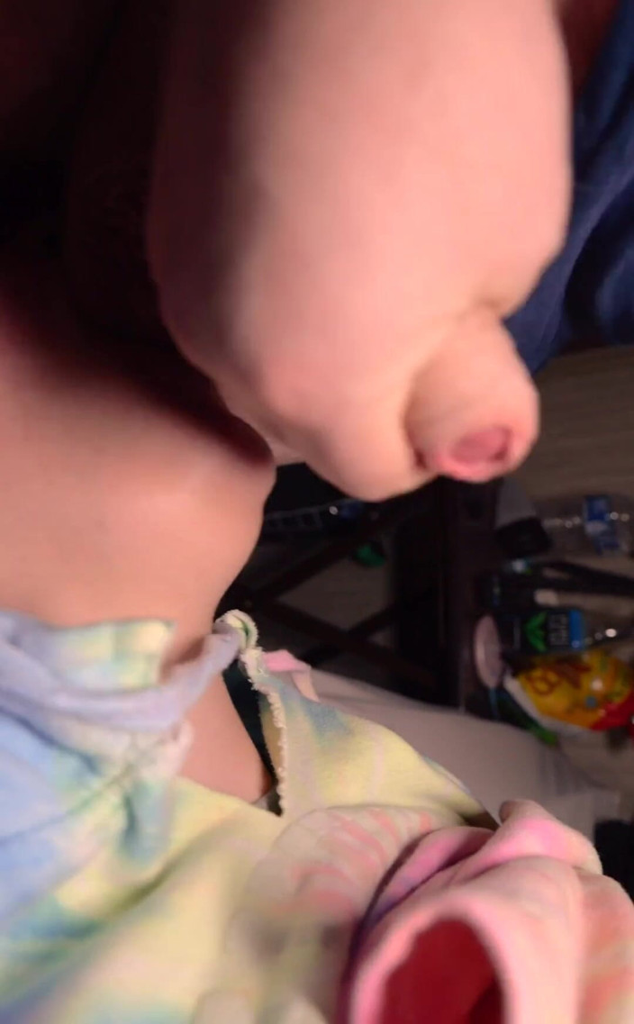 Funhousewife69: Housewife Gagging on Cock Upside Down, Sucking at the Edge...