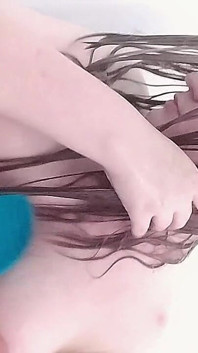 Shower Hair Brushing