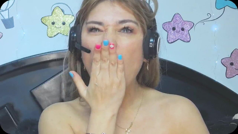 Angel eyes studio: Super show quente brincando, garganta profunda com muitos brinquedos