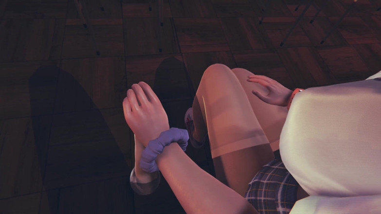 Waifu club 3D: Studentessa di college ti masturba il cazzo dopo il college