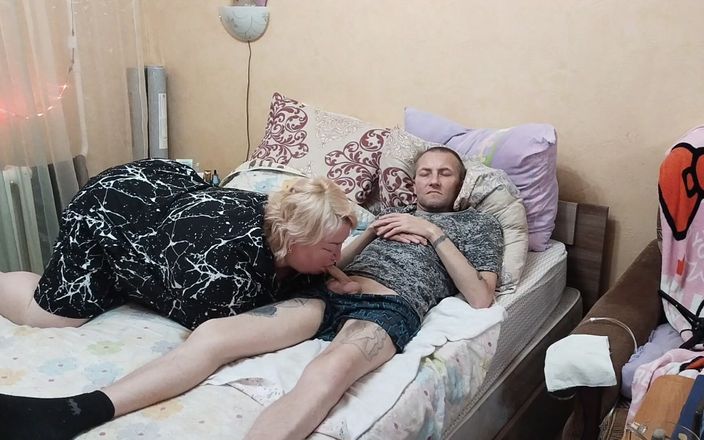 Zona901: tchýně saje všechno sperma do poslední kapky z penisu
