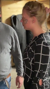 Sweet Teen Fucked in the Workshop!