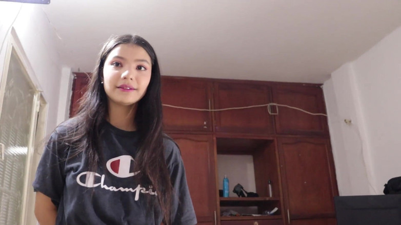 Mackencie: Stepbrother Puts a Big Cock and Fucks Stepsister's Mouth Until...